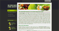 Desktop Screenshot of iso-22000-haccp-food-safety.com