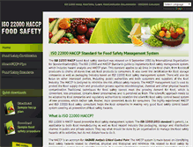 Tablet Screenshot of iso-22000-haccp-food-safety.com